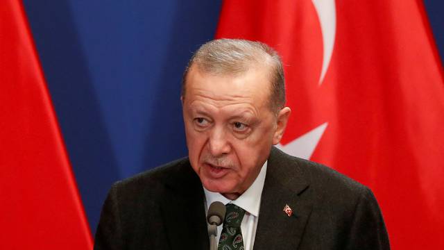 FILE PHOTO: Turkish President Recep Tayyip Erdogan visits Budapest