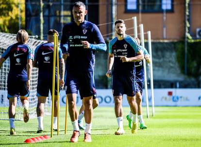 Zagreb: Trening hrvatske nogometne reprezentacije