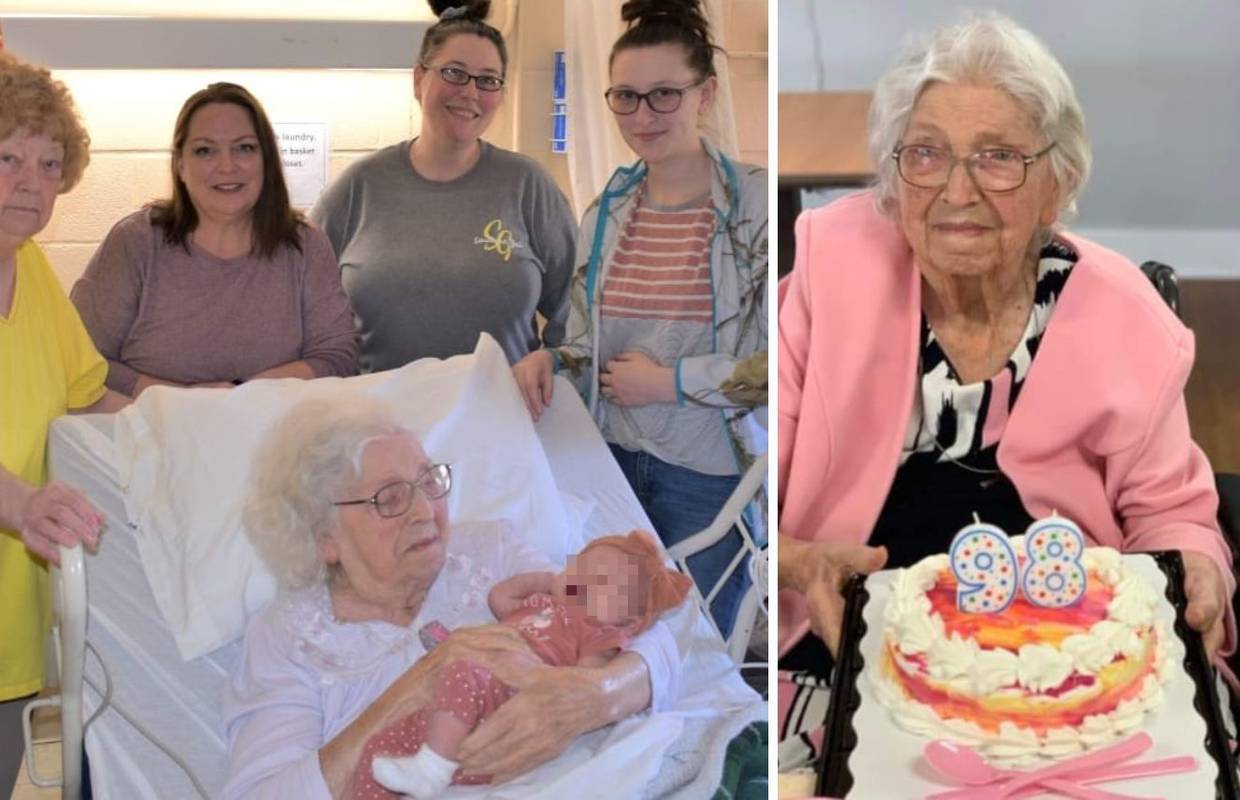Baka ima 98 godina i preko 230 pra-praunučadi: 'Upravo sam upoznala pra-pra-praunuku'