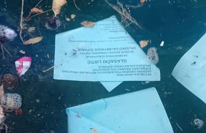 Fotke s Brača šokirale javnost, listići završili u moru! Ninčević Lesandrić: Ovo su vaši glasovi