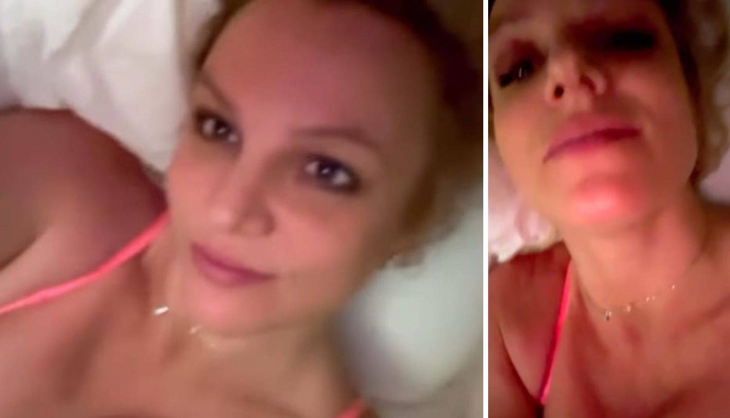 Britney Spears objavila je opet golišavi video: U donjem vešu se mazila i savijala po krevetu