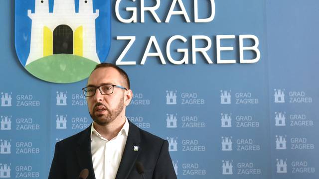 Zagreb: Redovna konferencija za medije gradonačelnika Tomaševića i njegovih zamjenika