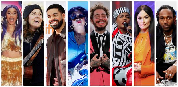 FILE PHOTO: Combination photo of Grammy Award nominated Album of the Year artists