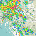 Pogledajte oluju koja je stigla u Hrvatsku! U dijelovima Zagreba pljusak, u Slavoniji moguća tuča