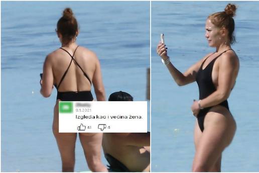 Pljušte komentari na guzu J.Lo bez Photoshopa: 'Toliko vježba, a izgleda prosječno na plaži...'