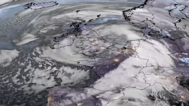 VIDEO Objavili satelitsku snimku: Pogledajte kojom brzinom se oluja širi Europom