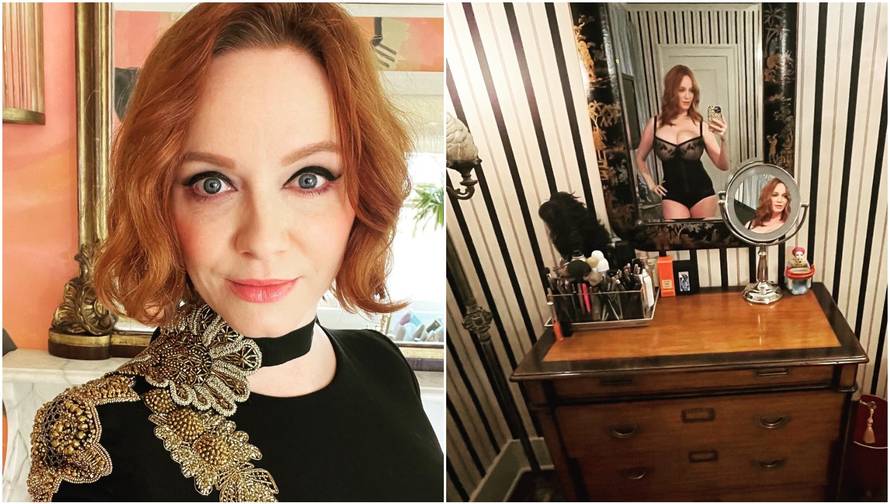 Zovu je 'najboljim dekolteom Hollywooda', a glumica je u uskom korzetu pokazala i zašto