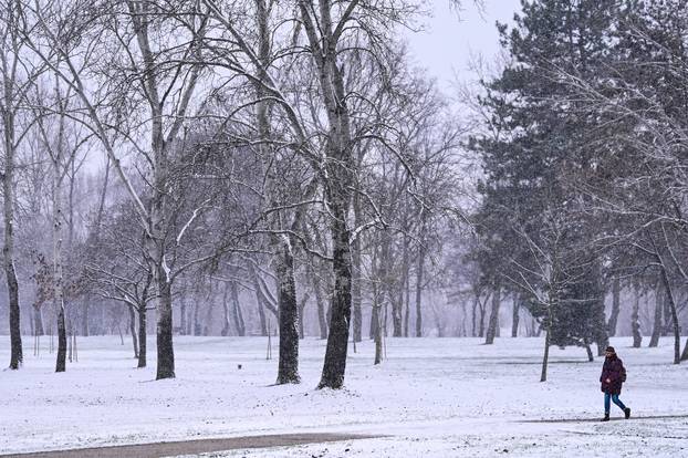 Zagreb: Zimska idila na Bundeku