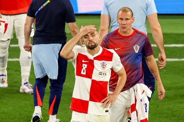 Leipzig: U posljednjem trećem kolu skupine B na EURU hrvatska nogometna reprezentacija je odigrala 1-1 protiv Italije 
