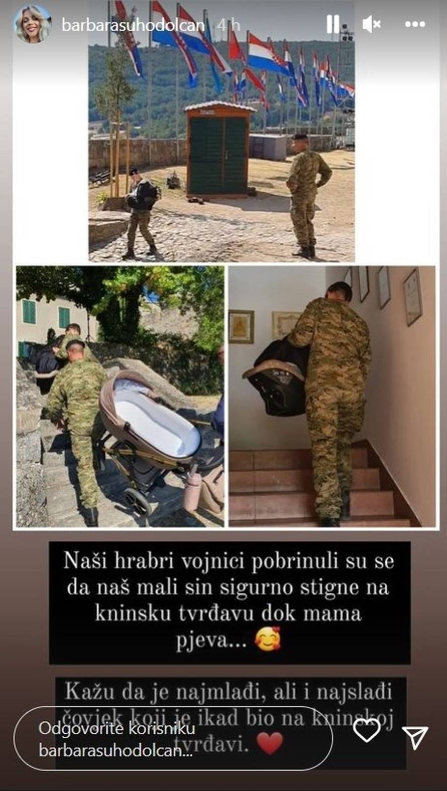 Lijepa Barbara i ove je godine nastupila u Kninu, ali nije izvela himnu: 'Sretna sam što sam tu'