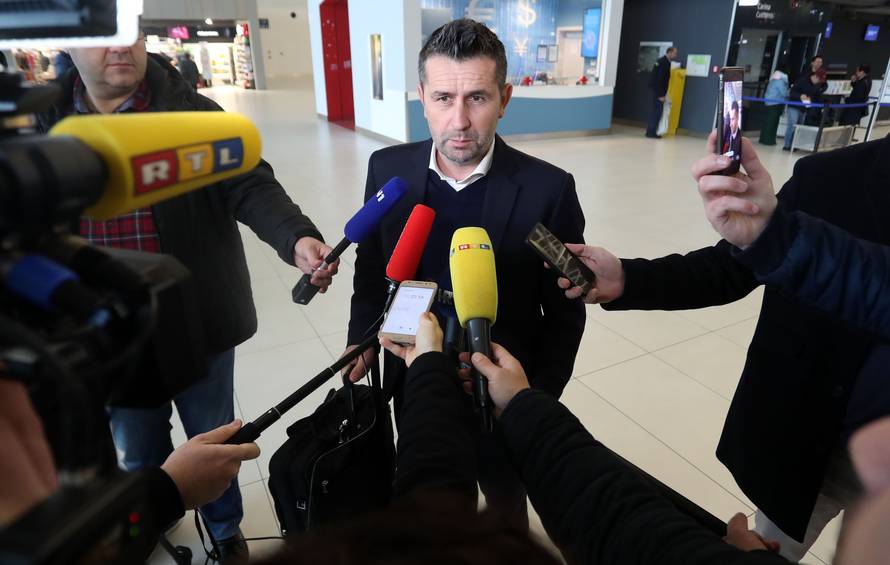 Zagreb: Odlazak GNK Dinamo na okršaj s Atalantom