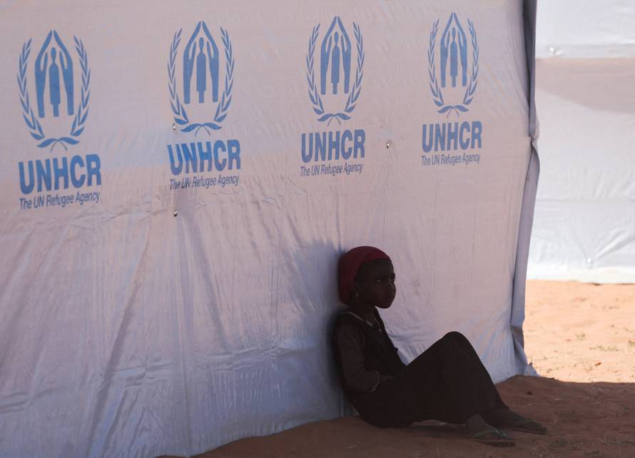Sudanese refugee from Darfur at the Touloum refugee camp in the eastern Chad