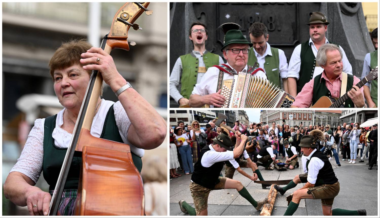 Štajerska tradicionalna glazba i ples u centru Zagreba okupili su brojne: 'Treba nam više ovog!'