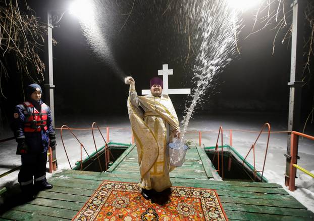 Orthodox Epiphany celebrations in Almaty