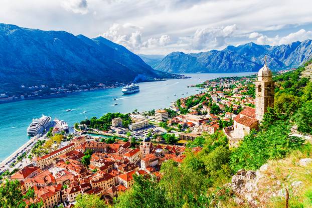 Panorama in Kotor, Montenegro
