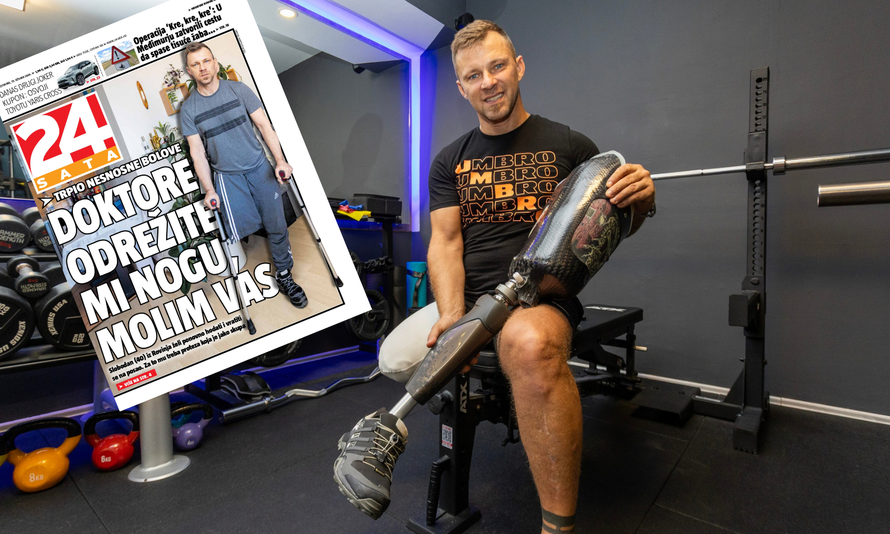Molio je liječnika da mu odrežu nogu, a sad s protezom trenira, vozi bicikl: 'Nezaustavljiv sam'