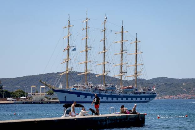 Zadar: Jedrenjak Royal Clipper na Pozdravu suncu