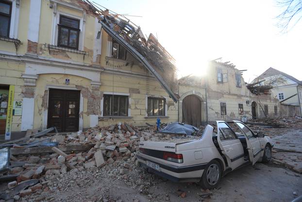 Posljedice razornog potresa u Petrinji i okolici