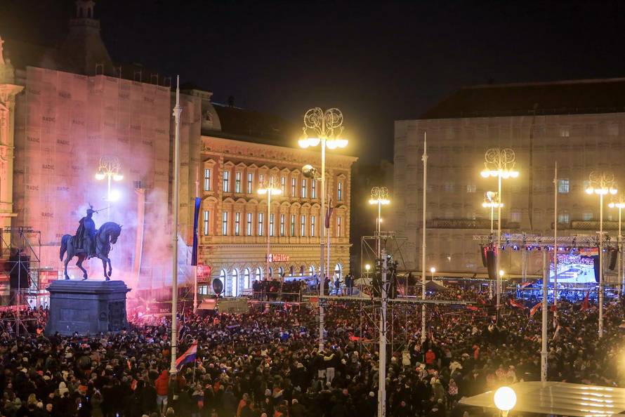 Zagreb: Svečani doček rukometnih reprezentativaca nakon osvojene bronce na Europskom prvenstvu