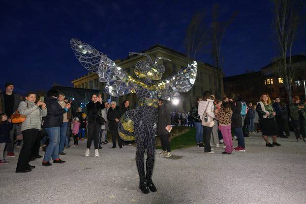 Zagreb: Na Trgu Marka Marulića svečano otvoren ovogodišnji Festival svjetla