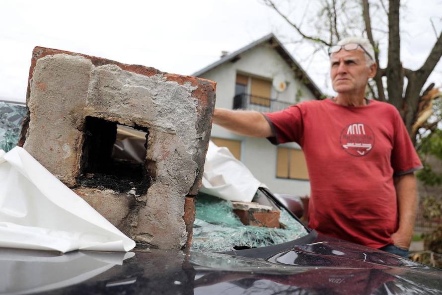 Reportaža o šteti nakon nevremena u Vukovarskoj županiji 