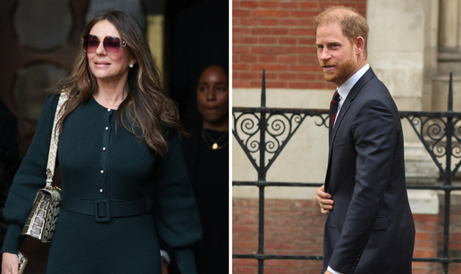 Princ Harry podr&zcaron;ao je uplakanu Elizabeth Hurley na sudu...