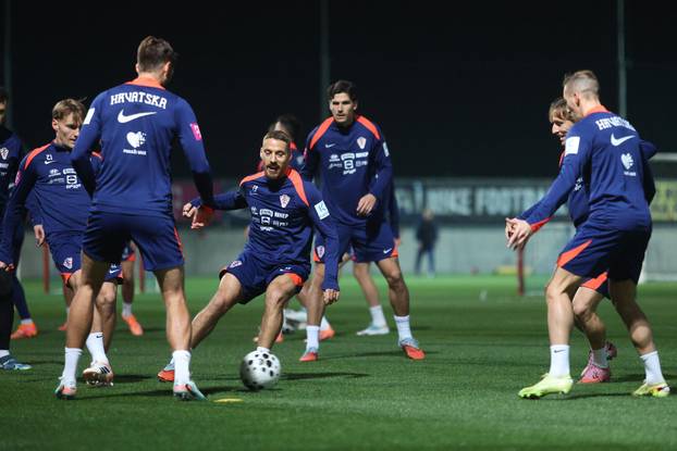 Rijeka: Trening hrvatske nogometne reprezentacije