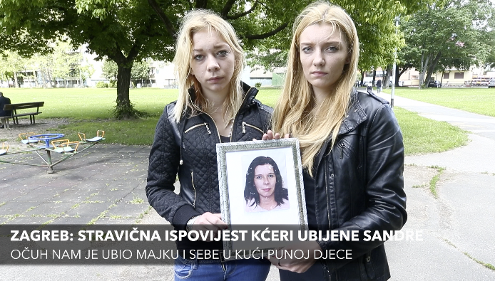 Strava u Zagrebu: Očuh nam je ubio majku u kući punoj djece