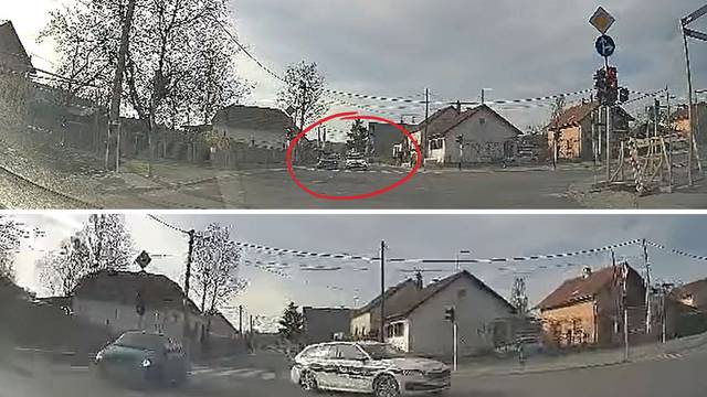 Pogledajte snimku: Krenuo je na zeleno, hrvatski policijski auto oduzeo mu je prednost