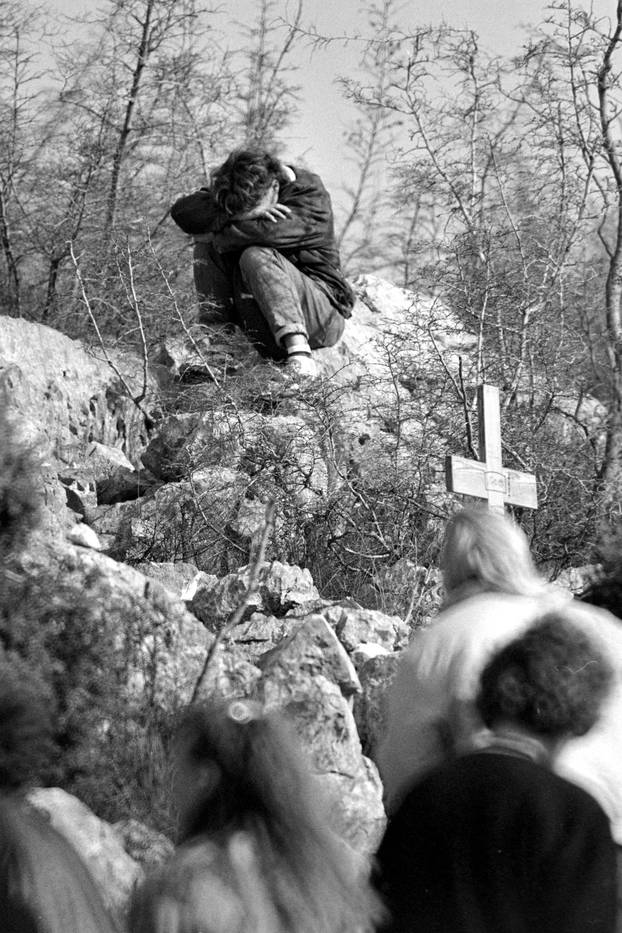Podbrdo, mjesto ukazanja Gospe u Međugorju, 27.1.1991.