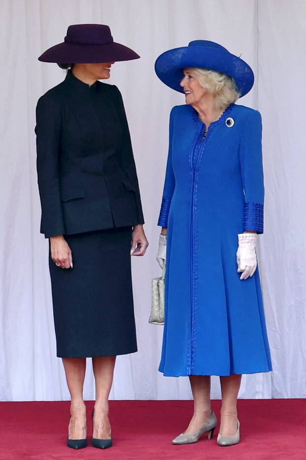 U.S. President Trump makes second state visit to Britain