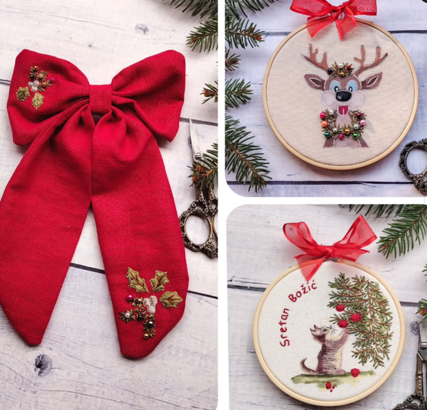 Naši umjetnici i dizajneri nude ukrase za Božić: Šalice se zlate, a vezeni vijenci su najtraženiji