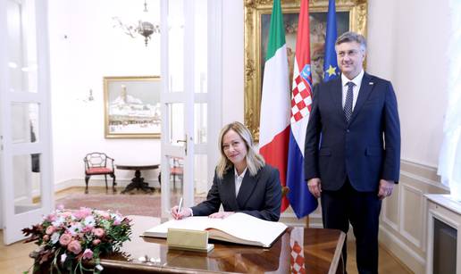 FOTO Plenković s predsjednicom Vlade Italije Giorgijom Meloni