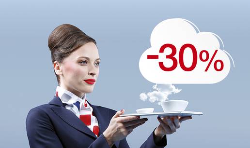 Croatia Airlines ponovno vas nagrađuje s 30% popusta!