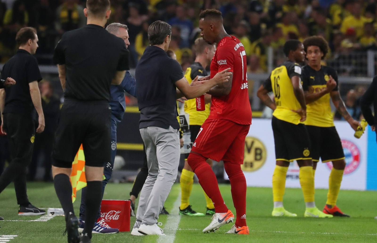 firo: 03.08.2019 Football, 2019/2020 Supercup DFL Final BVB, Borussia Dortmund - FC Bayern Munich Muenchen