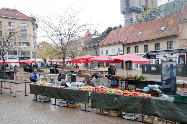 Zagreb: Europski trg je od danas tržnica