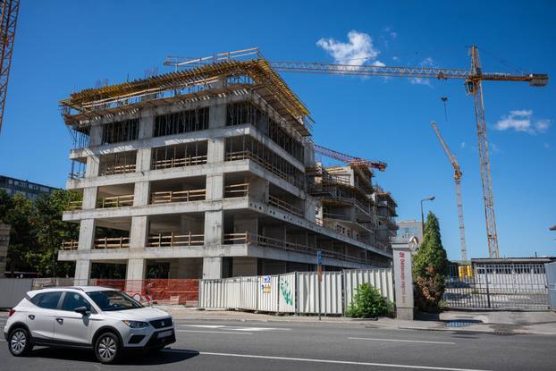 Zagreb: Gradilište i zgrada Projekt Avenue V, 