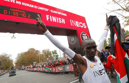 Za povijest: Kipchoge je prvi  pretrčao maraton ispod 2 sata