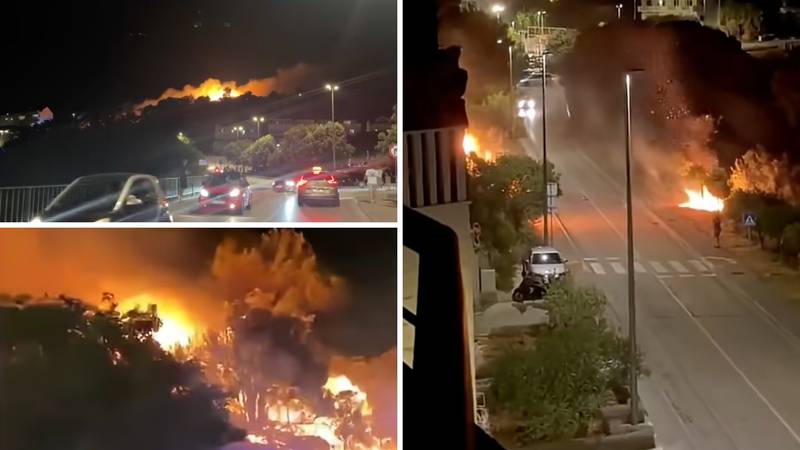 Čuo se vatromet pa je buknuo požar? Izgorjelo 6000 kvadrata u Dubrovniku, gasili ga brodom