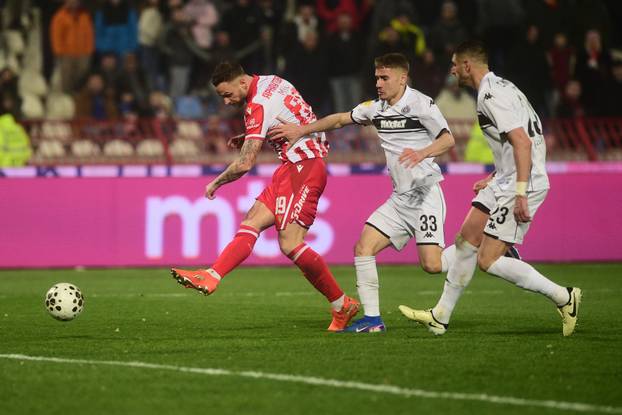 Beograd: Susret Crvene zvezde i Partizana u 24. kolu Mozzart Super lige Srbije