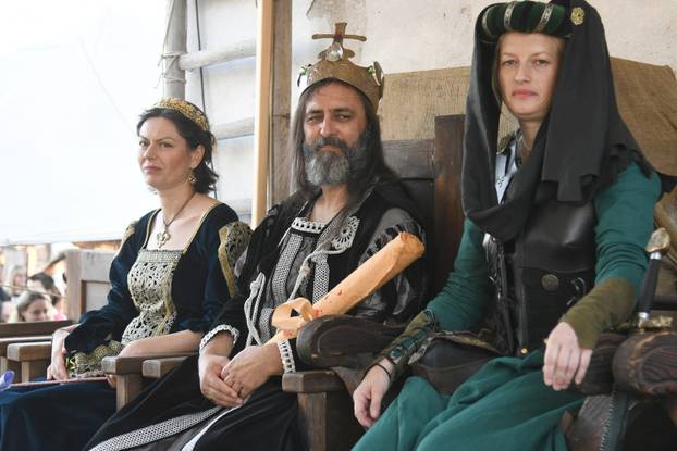 Doček kralja Ludovika Anžuvinca na Renesansnom festivalu u Koprivnici