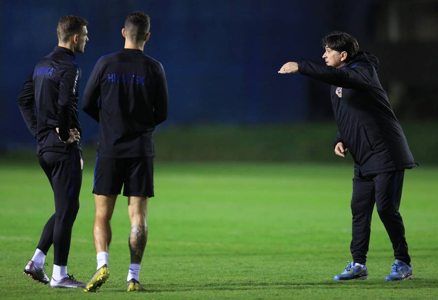 Zagreb: Hrvatska nogometna reprezentacija odradila trening