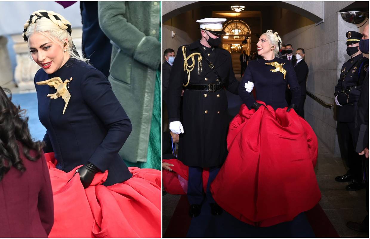 Nepoznati detalj s inauguracije: Lady GaGa je ispod dizajnerske haljine nosila pancirku