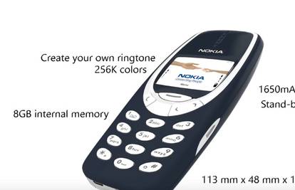 Hoće li Nokia 3310 imati sve to? Ekran u boji, kamera, USB
