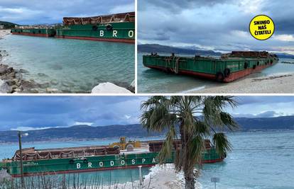 NE MOŠ TU PARKIRAT Hej, brod nam je ispred kuće! 'Nevrime ga je donilo. Odnilo je cilu plažu'