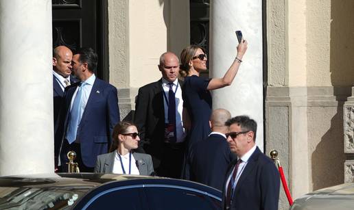 FOTO Trump Mla&dstrok;i u Banjoj Luci: Hvalio Orbana i kritizirao EU, a zaru&ccaron;nica mu se naslikavala...