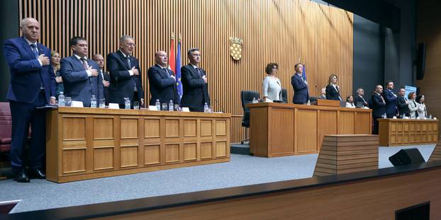 Zagreb: Pocela 7. sjednica Hrvatskoga sabora