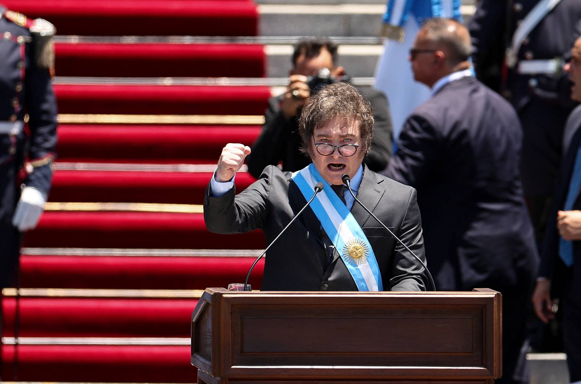 Argentina's President Milei's swearing-in ceremony, in Buenos Aires