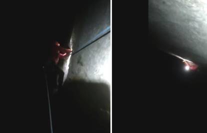 VIDEO HGSS u akciji: Spasili dvojicu penjača na stijenama Anića kuka, bili su pothlađeni