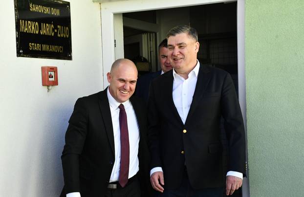 Predsjednik RH Zoran Milanović na obilježavanju Dana Općine Stari Mikanovci